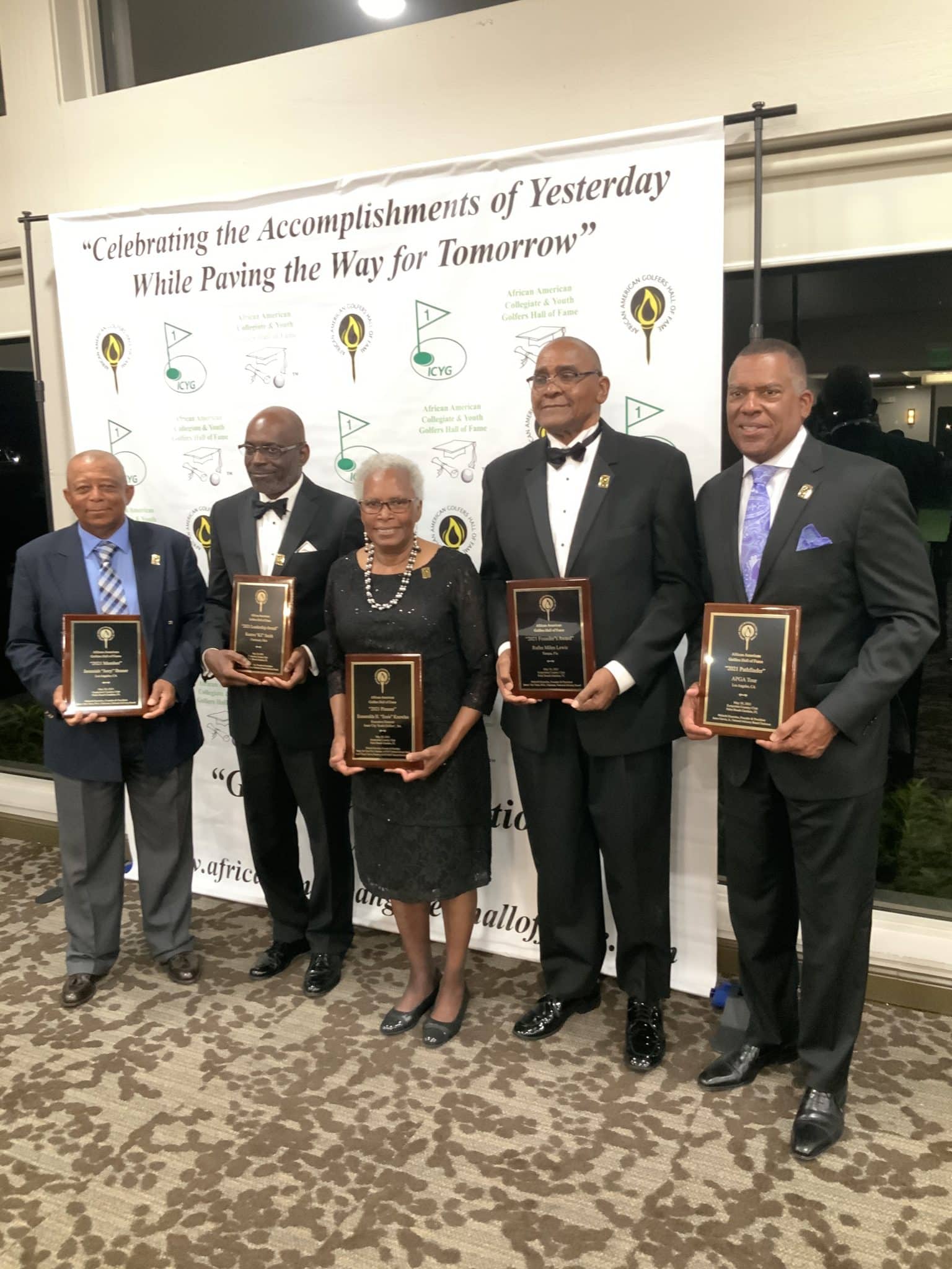 Hall of Famers 2021 African American Golfers Hall of Fame